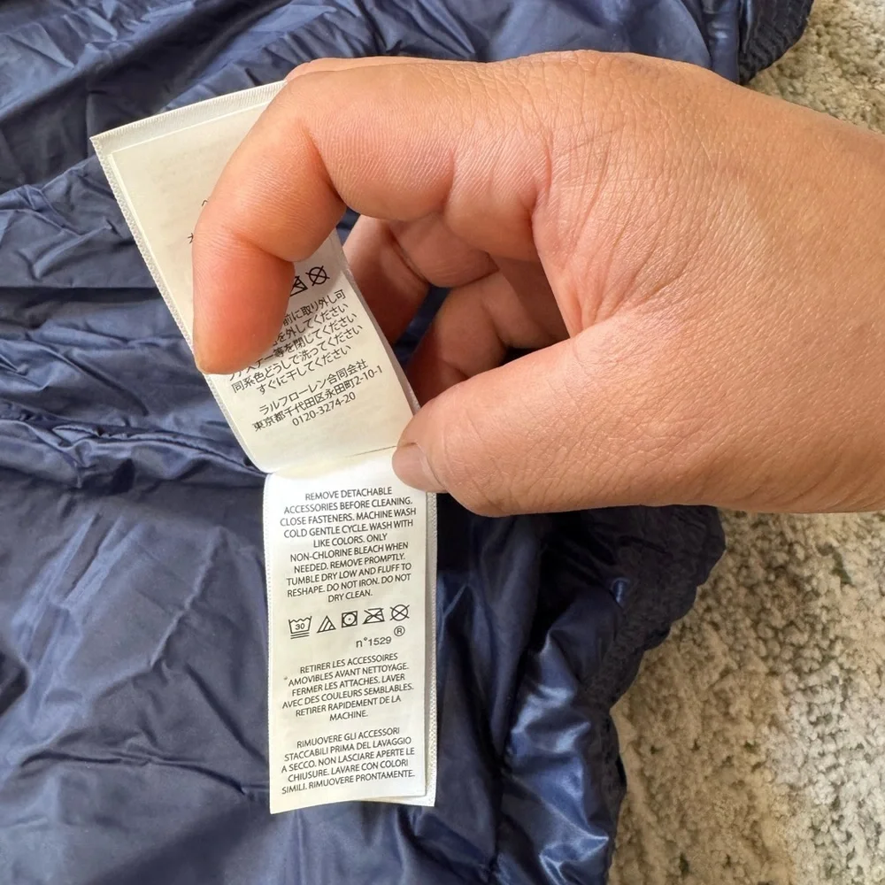 Polo by Ralph Lauren Dark Blue Quilted Jacket - Picture 7 of 14